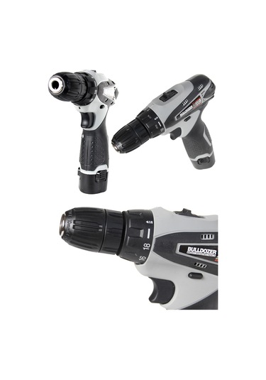 Bulldozer Neutral Çift Akülü 24 Setli Şarjlı Vidalama Taşıma Çant