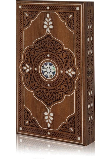 Helena Wood Art Topkapı Sedef Kakma Oymalı Nakışlı Ahşap Tavla Se