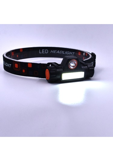 Suofeng K51 Usb Şarjlı Şapka Feneri - 1200mah Li-pil, Mıknatıslı, Ipx4 Su Geçirmez, Fokus Ve Geniş Aydınlatma Modu, Ergonomik Tasarım Siyah