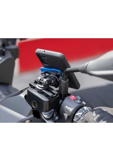 Quadlock Motosiklet Fren Rezervuarı Bağlantısı Siyah