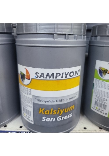 Şampiyon  Kalsiyum Gres Yağı Sarı - Beyaz 900 G