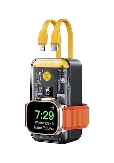 Newdery 10000 Mah Pil Paketi Taşınabilir Şarj Cihazı İos Uyumlu Watch/iphone Yellow 10000mah Sarı