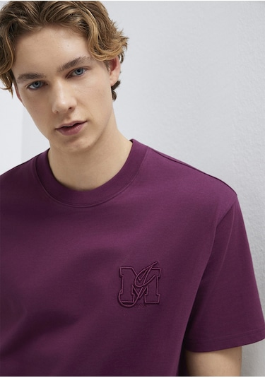Mavi - Mj Logo Detaylı Mor Tişört 0612885-70670 Mor