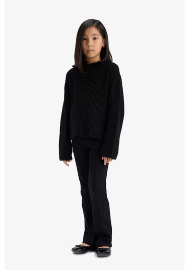 Defacto Kız Çocuk Standart Boy Tayt C7433a825aubk81 SiYAH