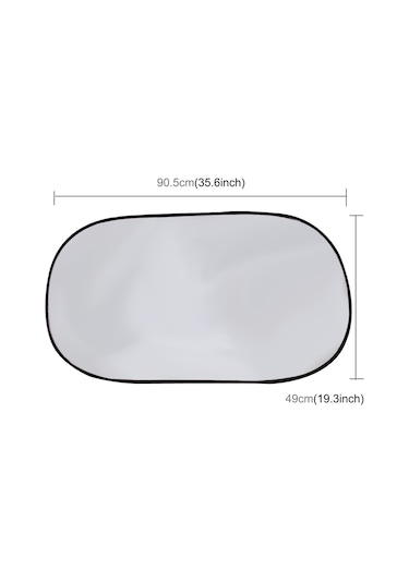 6 İn 1 Yaz Aksesuarları Kaplamalı Gümüş Araba Güneşlik Kumaş Seti