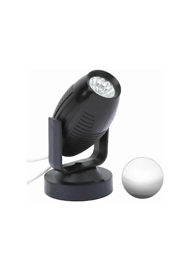 Ac 85-265v Led Sahne Işığı Mini Spot Işığı 7 Renk Mevcut Renkli Işık Siyah Gövde Ada