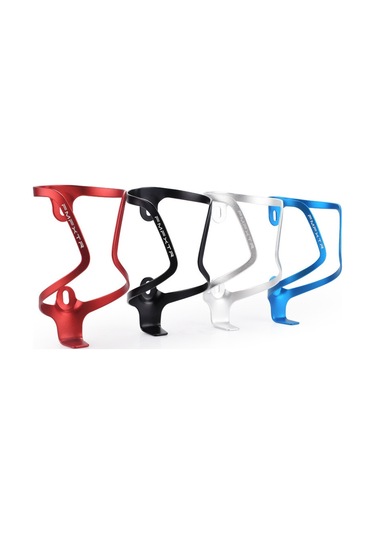 Mufunye Kırmızı Ultra Hafif Alüminyum Bisiklet Su Flaske Tutucusu - Dağ Yolu Bisikletleri İçin Sağlam Sabitleme, Kolay Kurulum Tek Boyut Kırmızı