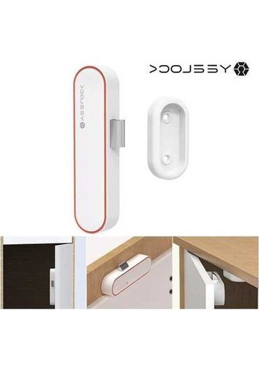 Pazly Yeelock Akıllı Çekmece Kilidi, Anahtarsız Kilit, Bt App Yönetimi, Hırsızlığa Karşı, Çocuk Güvenliği, Gizli Kilit, Beyaz Beyaz