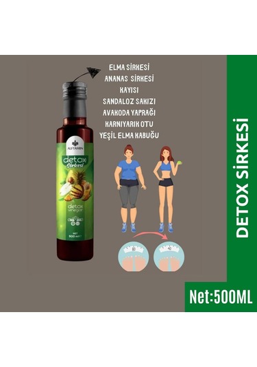 Alftamin Detoks Sirkesi 500 Ml