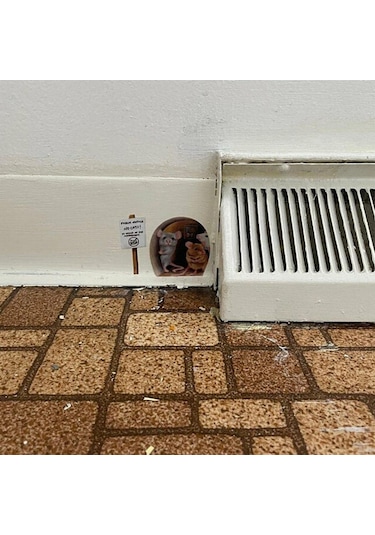 Komik Fare Deliği Duvar Çıkartmaları Yatak Odası Mutfak Süpürgelik Ev Dekorasyon 3d Vi Çıkartmaları Diy Duvar Sticker Dğ. 55013255 Diğer