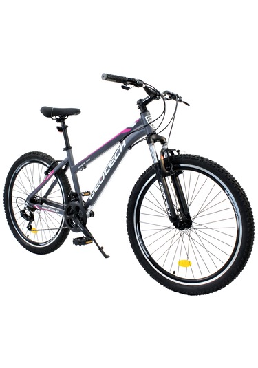 Geotech Mode 26 Econ 1 26 Jant 21 Vites Dağ Bisikleti - Gri/pembe