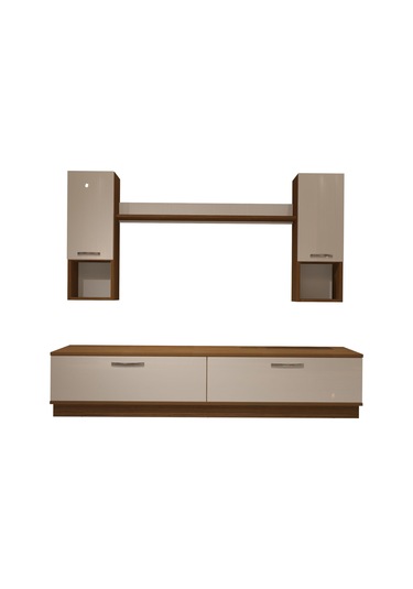 Decoraktiv Eko 5dab Mdf Std Tv Ünitesi Tv Sehpası Ceviz - Beyaz