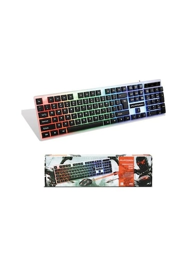 Platoon PL-357 Q Klavye Mouse Seti (İthalatçı Garantili)