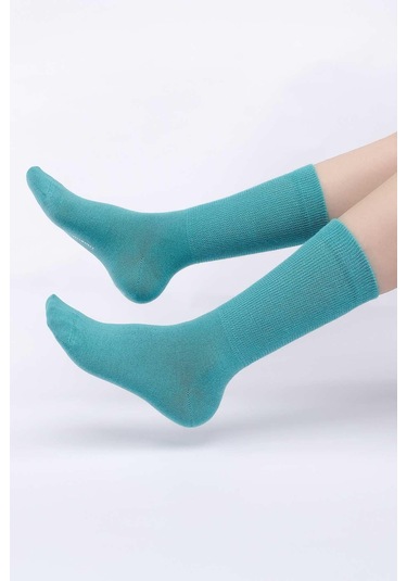 Mısırlı Kadın %10 Gümüş Madeni İçerikli Mavi Soket Çorap M 78000 M Mavi