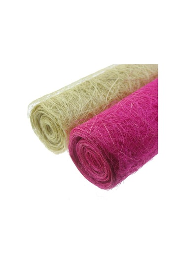 Mutluadim 60Cm X 8Metre Abaka Doğal Lif Kumaş Buketlik Buket Tülü