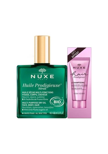 Nuxe Huile Prodigieuse Neroli Set Hair Prodigieux Şampuan 30 Ml Hediye