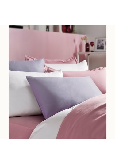 Linens Mix&Match Saten Standart Yastık Kılıfı Seti Siyah