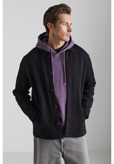 CALIANTE  Erkek Regular Siyah Ceket