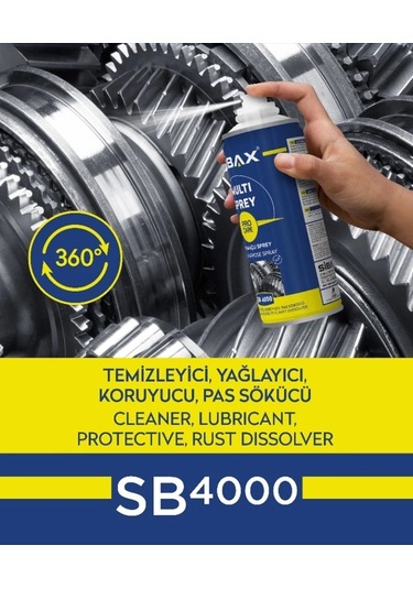 Sibax Sb4000 Çok Amaçlı Sprey 400 Ml