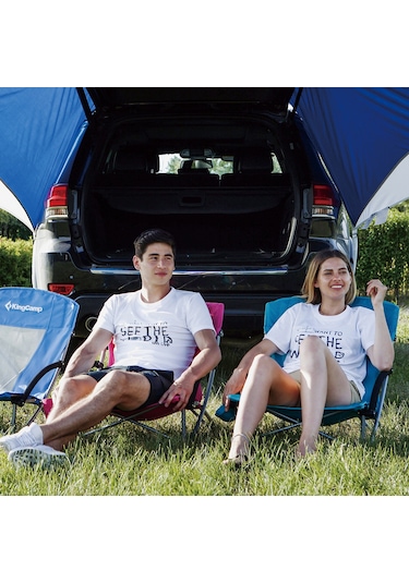 Kingcamp Lilac Beach Chair Plaj Ve Dinlenme Sandalyesi 2'li Set Cyan Turkuaz