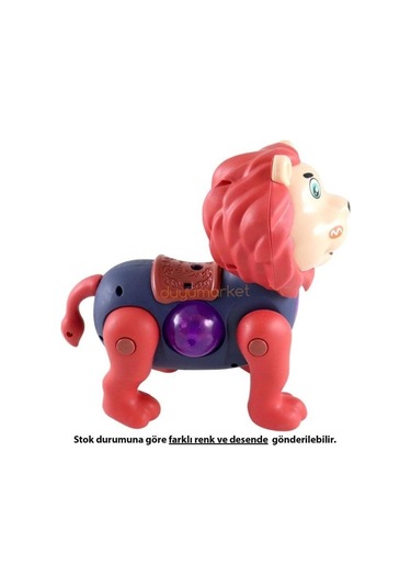 Işıklı Müzikli Pilli Yürüyen Aslan