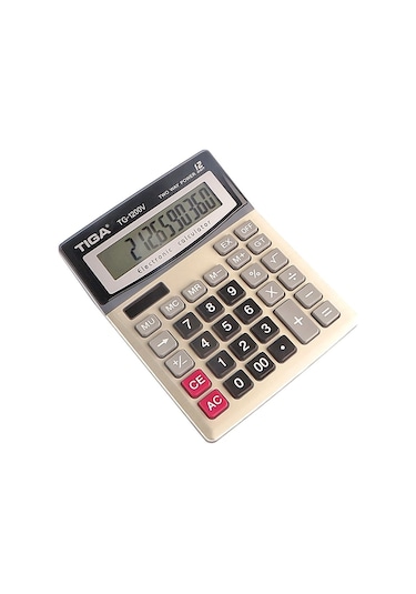 Tiga TG-1200V Profesyonel 12 Hane Hesap Makinesi