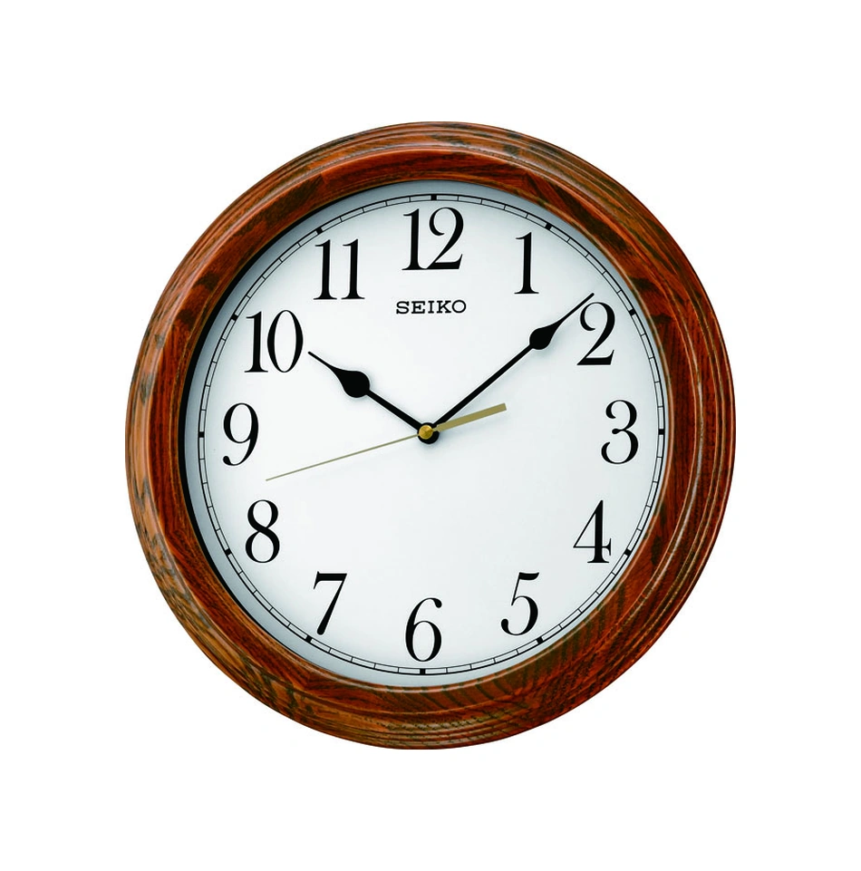 Seiko Clock Qxa528b Duvar Saati Kahverengi