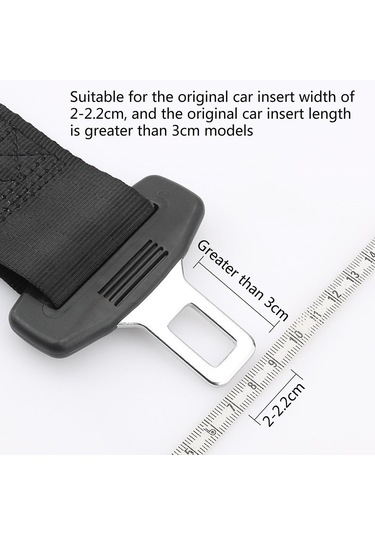 Geeksen Evrensel Emniyet Kemeri Kılıfı Araba Emniyet Kemeri Uzatıcı Emniyet Kemeri Uzatma Tokaları