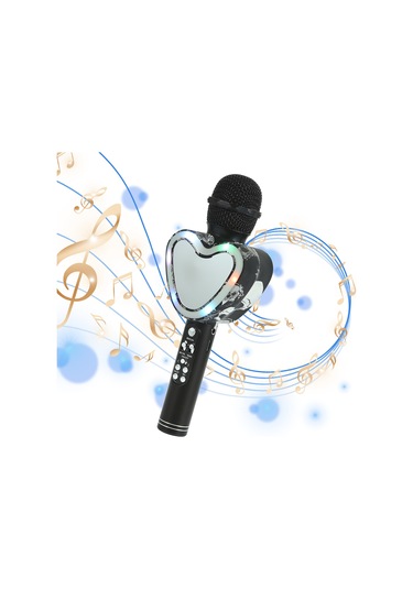 Reedark Kablosuz El Mikrofonu - Usb Şarjlı, Parti Ve Ev Kullanımı İçin Taşınabilir Mikrofon Hoparlör