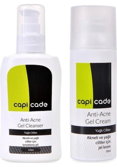 Capicade Yağlı ve Akneli Ciltler için Acne Bakım Seti
