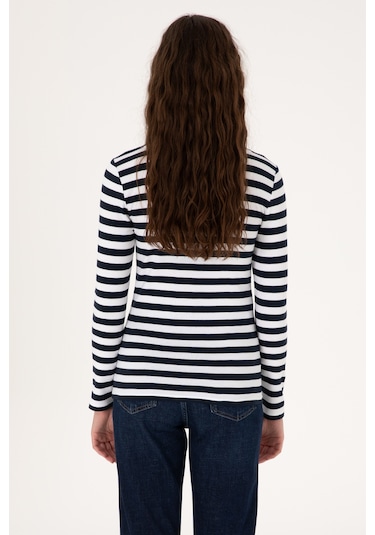 U.s. Polo Assn. Kadın Lacivert Sweatshirt 50314203-vr033 Lacivert