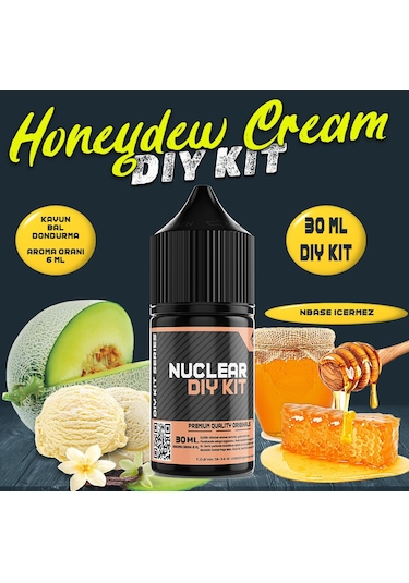 Nuclear 30 Ml Dıy Kit Honeydew Cream Gıda Aroması 6 Ml Aroma İçerir