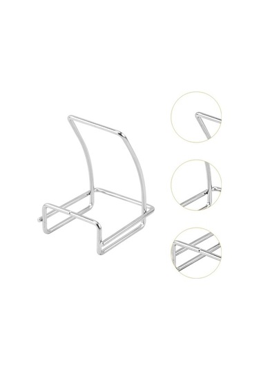 Pazly Suntek Pot Kapağı Tutucu - Kapak Organizatörü, Dolap Ve Kiler Düzenleyici Gümüş Gümüş