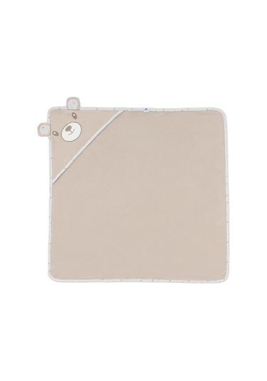 Gezenbebe Hero Nakışlı Bebek Battaniyesi Teddy Organik Çok Renkli