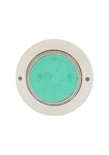 Mini Slim Flat Sıva Üstü Ledli Havuz Armatür 20 Watt Turkuaz Işık