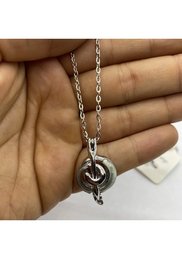 Gece Yanan Fosforlu Kolye Müzik Sol Anahtar Kolye