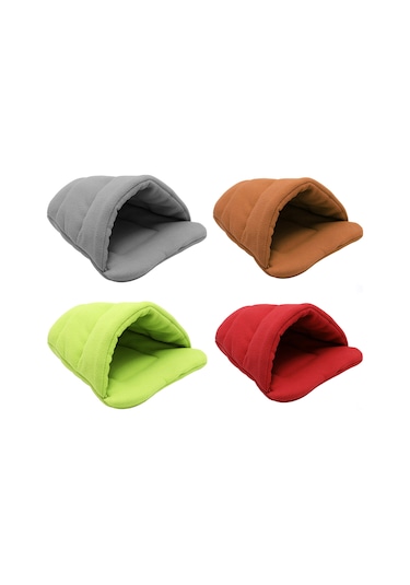 Leezsing Pet Kedi Köpek Uyku Tulumu Sıcak Yumuşak Köpek Yatağı Diz Yuvası Pet Uyku Yastığı