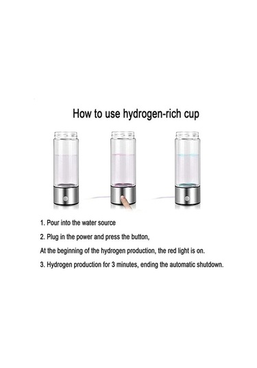 Wondernest Taşınabilir Su Şişesi, Oppoverd Hidrojen Teknolojisi 1 Litre