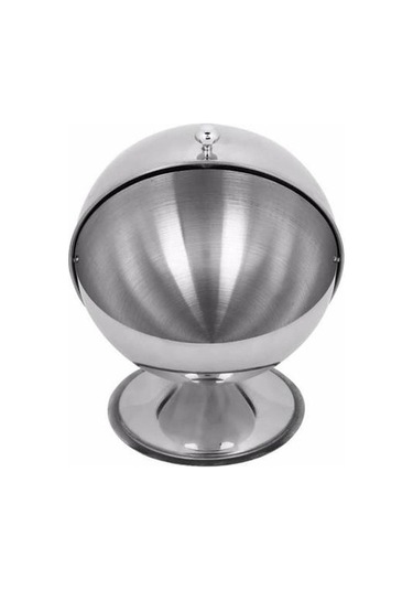 Agoodshop Dayanıklı Paslanmaz Çelik Şeker Kase Ev Çeşni Pot Mutfak Baharat Konteyner Kapak Kaşıkla Küçük -