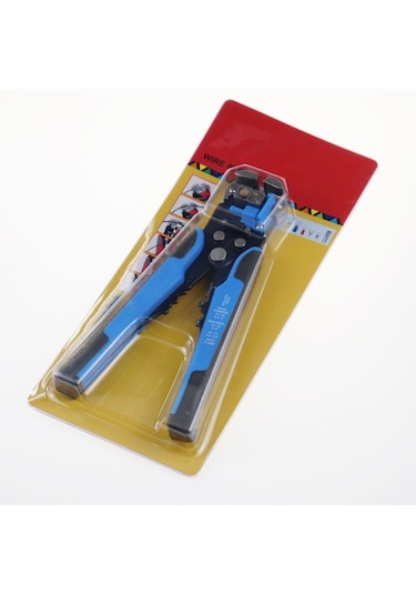 Tk0742 0.5-6.0mm Çok Fonksiyonlu Otomatik Tel Striptizci Hat Kelepçesi Pres Sökme Aleti Mavi