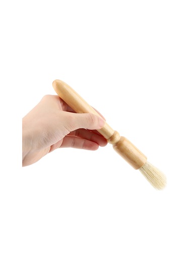 Xiyyadms Kahve Değirmeni Temizlik Fırçası - Doğal Tüylü, Ahşap Saplı, Kaliteli Kalıntı Temizleyici Aracı Diğer