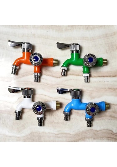 Maoyaya Çift Kontrol Muslukları - Çift Çıkışlı Su Musluğu Evrensel Arayüz A A