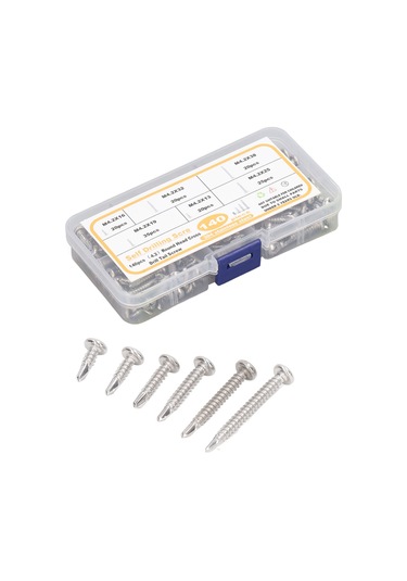 140 Adet M4.2 Derin Diş Vida Seti Kaiyi Standart