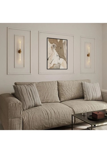 Boyanabilir Dekoratif Hazır Kesimli Duvar Çıtası Paketi