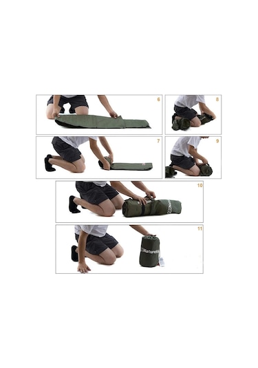 Naturehike Ultralight Şişme Kamp Matı 185 60 2.5 Cm Mavi