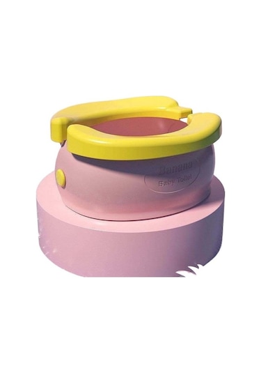 Çocuk Tuvaleti Merdiven Tipi Yardımcı Yastık Ve Raf Seti - Erkek Ve Kız Bebekler İçin