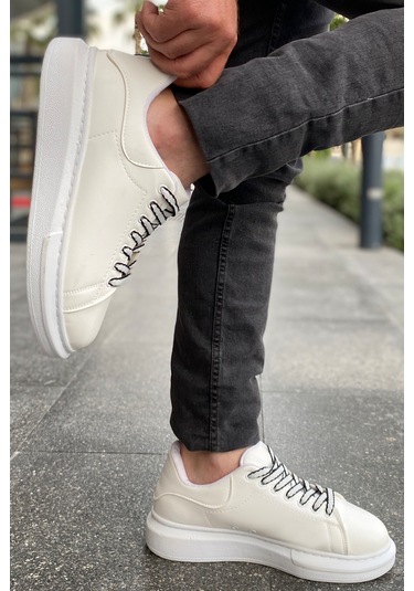 Luis A Costa Lc107 Beyaz Bağcıklı Erkek Ayakkabı Renkli