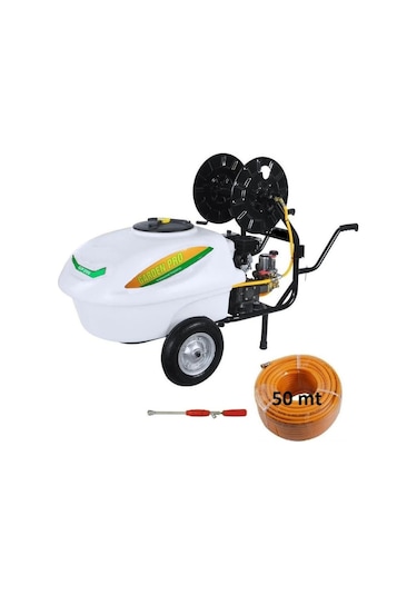 Garden Pro Benzinli Basınçlı İlaçlama Makinası 200 LT + 50 M İlaçlama Hortumu