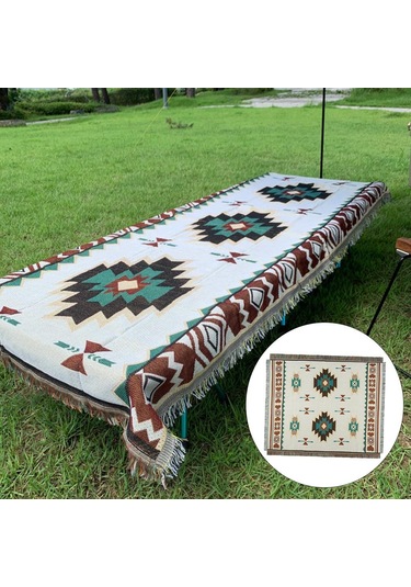 Dolıty Müzik Festivali Ailesi Için Piknik 35,4x82,7-inç Sucre Çok Renkli