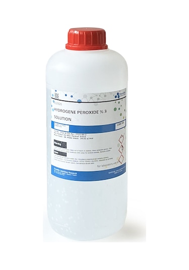 ChemBio %3 Hidrojen Peroksit Oksijenli Su Hydrogen Peroxide 1 L
